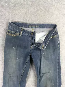 Michael Kors jeans Women's Size 4 W32 Mid Rise Dark Wash Bootcut - Picture 1 of 16