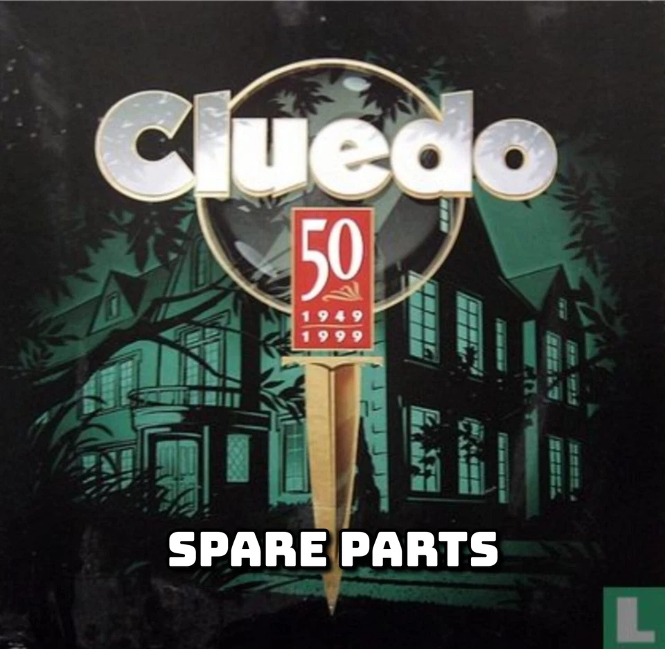 Spare Parts Cluedo 50 1949 1999 Anniversary Edition Parts Selection - Image 1 of 1