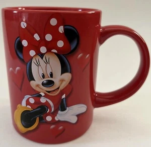 Minnie Mouse "It's All About Me" Red Mug Coffee Cup Disney Jerry Leigh 12 oz - Picture 1 of 10