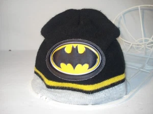 DC Comics Beanie Cap - DC Comics - Batman Black 3D Logo Hat - Picture 1 of 3