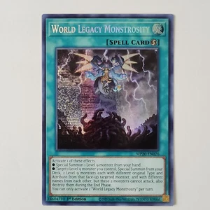 World Legacy Monstrosity - MP20-EN076 - Secret Rare - NM - 1st ed - Yugioh - Picture 1 of 2