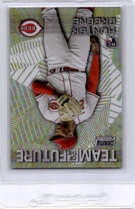 2022 Stadium Club Chrome #TOF-20 Hunter Greene Team of the Future