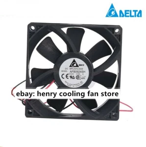 Delta Fan AFB0924SH Axial Fan DC 24V 0.50A 92*92*25mm 2-wires Server Cooling Fan - Picture 1 of 4
