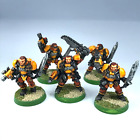 Classic Imperial Fist Scout Section Space Marine - Painted - Warhammer 40K C3441