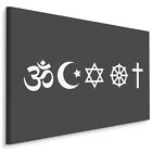 CANVAS Leinwand Bilder XXL Wandbilder religiöse SYMBOLE Dekor Kreuz 2716