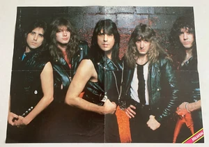 HEAVEN & EUROPE Colour Double Sided Magazine Poster Vintage Heavy Metal Rock - Bild 1 von 2