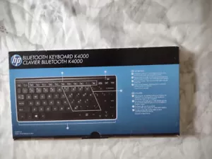 Brand New Sealed HP Bluetooth Keyboard K4000 Slim Portable Multi-OS Compatible - Picture 1 of 2