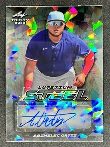 2023 Leaf Trinity ABIMELEC ORTIZ (RC) /10 Rookie AUTO Texas Rangers - Picture 1 of 2