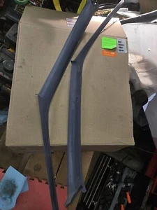 1988-91 Honda Civic CRX Hatchback Blue A Pillar Trim Pair - Picture 1 of 8