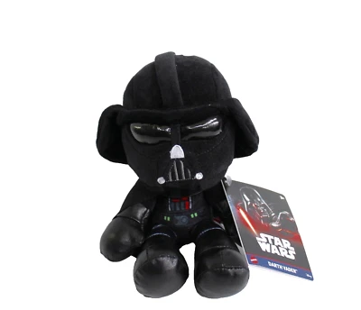 Juguete de peluche Star Wars Darth Vader 9" negro nuevo con etiquetas Foto 1 de 4