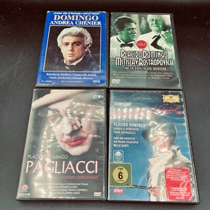 Batch of 4 DVD's Domingo Pagliacci Andea Chenier  [37] - Picture 1 of 9