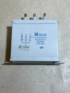 DDR RFT Kondensator Laschenkondensator L-TGL 11840 3x0,5µF 300V~ WS #AS-L11 - Bild 1 von 7