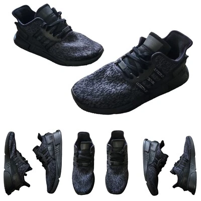 Adidas EQT Cojín ADV Triple Negro Para Hombre Talla 12.5 Tenis para Correr BY9507 ¡RARO! Foto 1 de 4