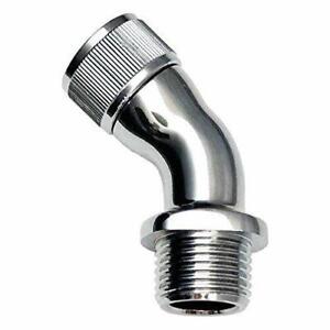Pure Brass Polished Chrome elbow Plumbing Adapter for 1/2" Shower Filter Fitting