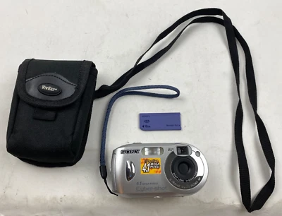 Vintage Sony Cybershot DSC-P41 Smart Zoom 4.1MP Movie VX Digital Camera Tested - Image 1 of 4