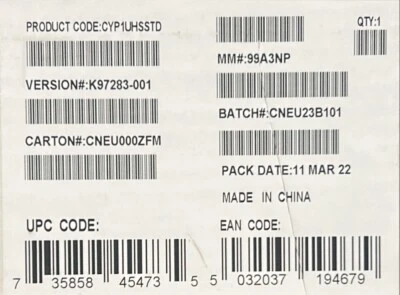 Intel CYP1UHSSTD 1U высокий радиатор новый в открытой коробке - Изображение 1 из 4