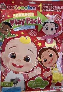 LOT OF 3 SETS Xtreme Cocomelon Surprise Play Pack Grab & Go Set - Picture 1 of 2