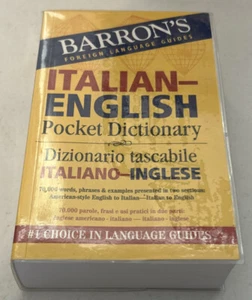 Barron's Italian-English Pocket Pocket Bilingual Dictionaries Series - Picture 1 of 3