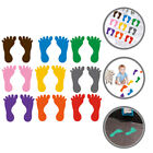  9 Pairs PVC-Fußabdruck-Aufkleber Aktivity Für Kinder Schmücken