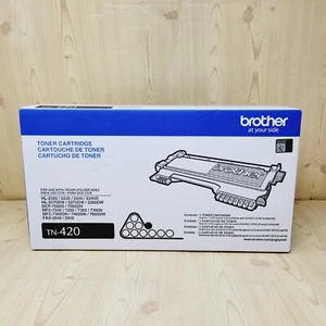 NEW SEALED Genuine Brother TN420 Standard-Yield Black Toner Cartridge - Picture 1 of 9