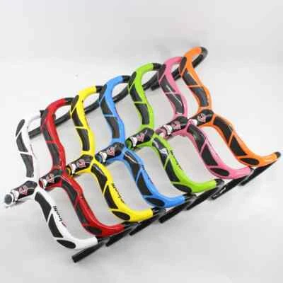 Road Bike Full Carbon Integrated Handlebar and Stem with Computer Stent Hole - Image 1 of 4