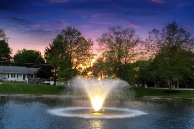 Scott Night Glo LED Residential Fountain Lights  2 Light Set W/ 100 FT. Power Co - Image 1 of 4