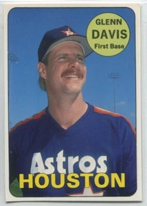 1990 Baseball Cards Magazine '69 Topps #10 Glenn Davis Houston Astros - Picture 1 of 2