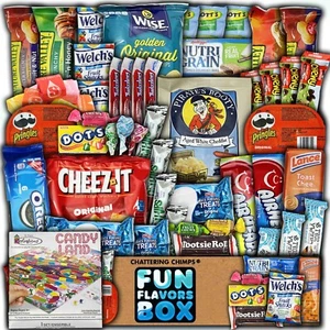 Favorite Snack Box Variety Pack Candyland Game Chips Candy Snacks, 50 Count - Picture 1 of 7