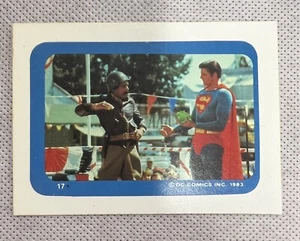 1983 Topps Superman 3 Sticker #17 Man Of Steel Christopher Reeve Missing Border - Picture 1 of 2