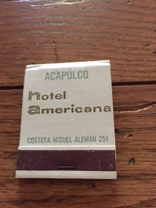 HOTEL AMERICANA Acapulco México Hotel Montejo Bar Calypso Años 50 Carmentero - Imagen 1 de 4