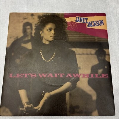 Janet Jackson Let's Wait Awhile , 1987  7"   Vinyl Unplayed  - Image 1 of 4
