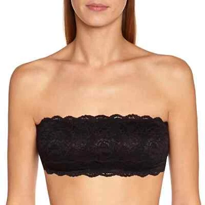 Bralette Cosabella L95457 Never Say Never negro bandeau para mujer talla S” Foto 1 de 2