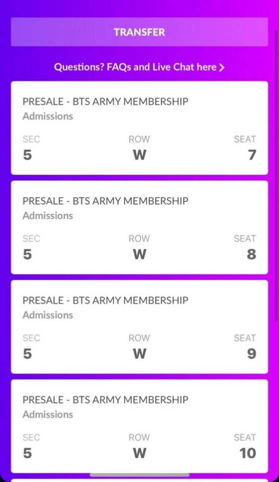 BTS Live Play PTD on Stage Las Vegas - April 8, 2022 - Image 1 of 1