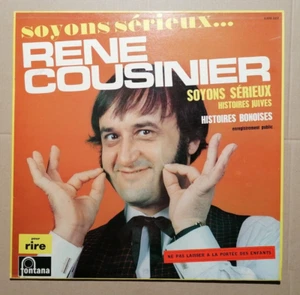 René COUSINIER : Histoires Juives - Histoires Bonoises LP re- FONTANA 6399022 EX - Imagen 1 de 2