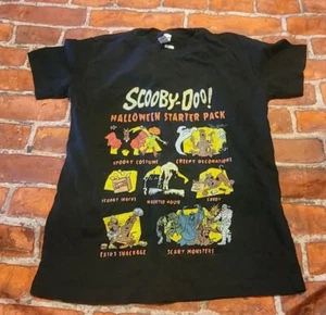 Scooby Doo Girls Custom Halloween Shirt Sz Medium Guc - Picture 1 of 1