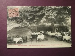 CPA 78 MANTES LA JOLIE - Grand Hôtel du Grand Cerf - Jardin - Restaurant réputé  - Foto 1 di 2