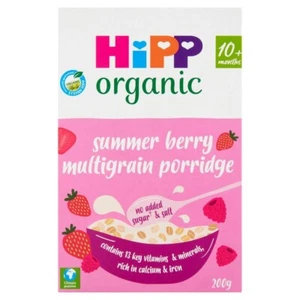 HiPP Organisch Sommer Beere Mehrkorn Haferbrei Baby Müsli 10 + Monate Packung 6 - Bild 1 von 1