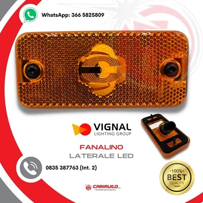 Fanale Laterale Arancione W5W Fanalino Ingombro Iveco Daily Dal 2006 98472976 - Immagine 1 di 4