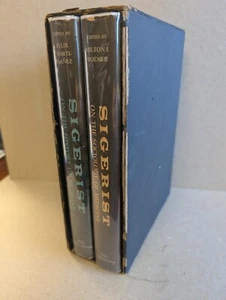 SIGERIST- Set of 2 Medical Books in Slip Case - Fine - 1960 - Picture 1 of 16