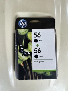 hp 56 black ink cartridges Twin Pack - Picture 1 of 5