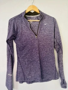 Nike Dri-FIT Long Sleeve Half-Zip Running Top - Women's - Size Small - Picture 1 of 5