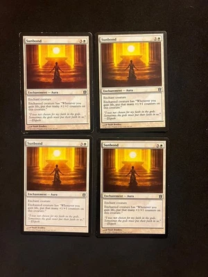 Sunbond x4 [Born of the Gods] Magic MTG Cards LP/MP - Image 1 of 2