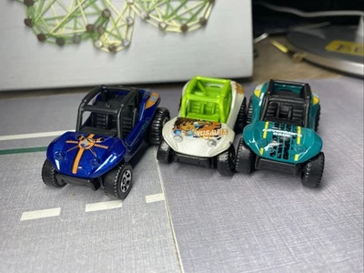 3 X Matchbox Baja Bandit Sand Buggy MBX Dune 2007 MB-731 Off Road 4X4 Diego Foto 1 de 4