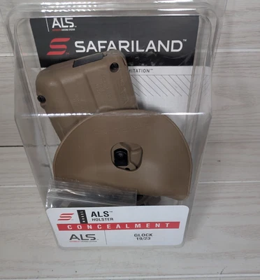 Safariland 7378 7TS ALS Concealment Paddle Belt Combo Holster Glock 19 w/ Light - Image 1 of 4