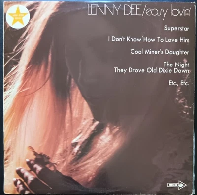 Lenny Dee ‎– Easy Lovin' - LP record and cover VG+ - Image 1 of 3