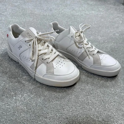 ON Roger Clubhouse Sneakers Tennis Shoes White Womens 8.5 Federer Classic 90s - Image 1 of 4