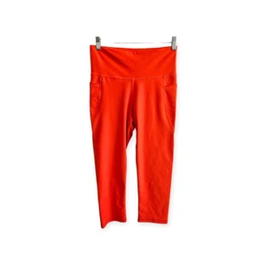 Old Navy Active Damen Gr. L Orange Powersoft Cropped Leggings - Bild 1 von 6
