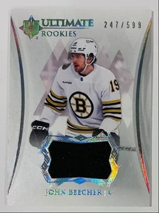 2023-24 HOCKEY JOHN BEECHER ROOKIE 247/599 BOSTON BRUINS #131 - Picture 1 of 2