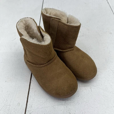 Botines infantiles Ugg Keelan piel de oveja marrón castaño talla 9 Foto 1 de 4