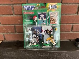 1998 Starting Lineup Classic Doubles Deion Sanders & Herb Adderley NFL Figures - Picture 1 of 5